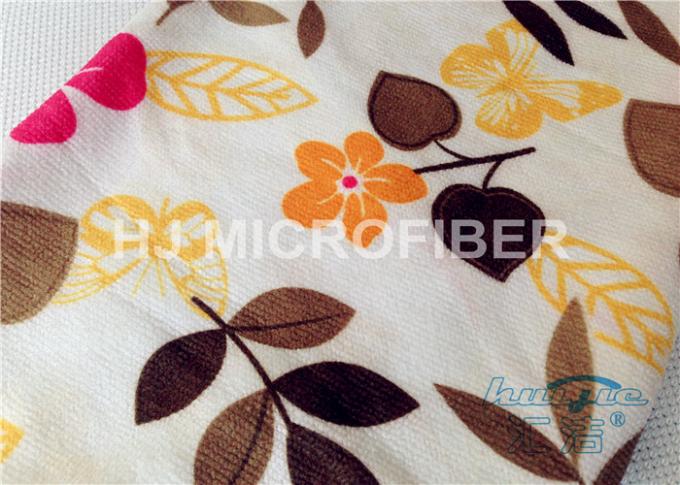 Assorbente poliestere del panno 80% di Microfiber della striscia stampato alto fiore liberamente