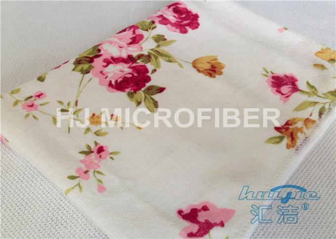 30 x panno di pulizia stampato 30cm di Microfiber con il fiore, poliammide di 20%