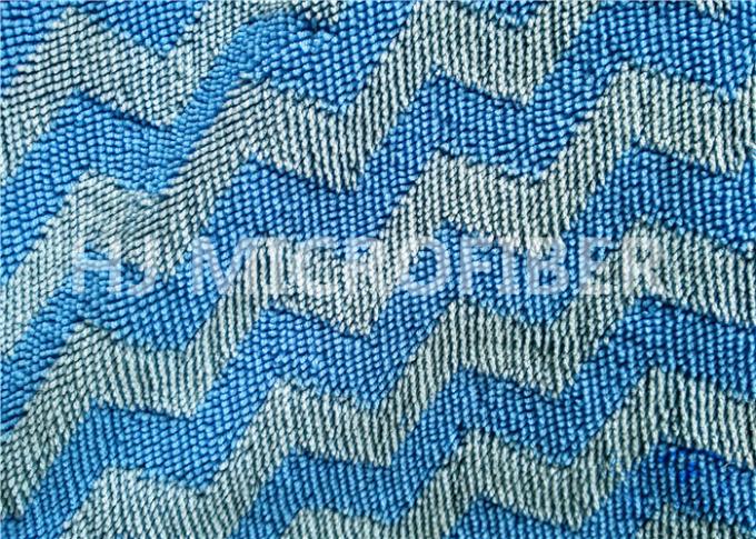 Tessuto di Microfiber del mucchio di torsione di stile del tessuto del jacquard per i cuscinetti di zazzera, panni di Microfiber