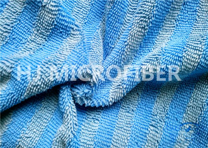 Ampi tessuti su misura di Microfiber di zazzera della banda blu per i prodotti di pulizia