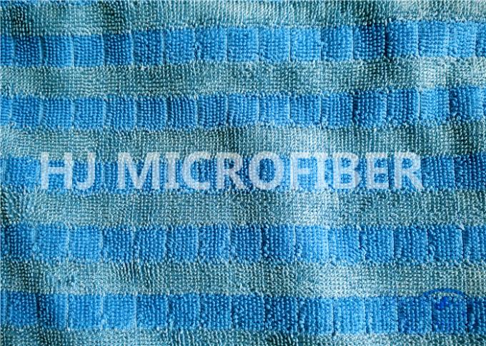 Tessuto a riccio torto Microfiber tinto pianura di griglia del jacquard per il cuscinetto di zazzera