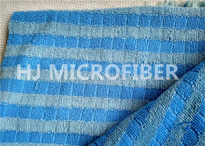 Tessuto a riccio torto Microfiber tinto pianura di griglia del jacquard per il cuscinetto di zazzera
