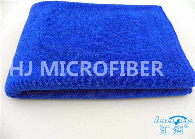 Microfiber Filo di ordito-Ha tricottato il panno di pulizia dell'automobile rosso/blu, asciugamani di Microfiber dell'autolavaggio
