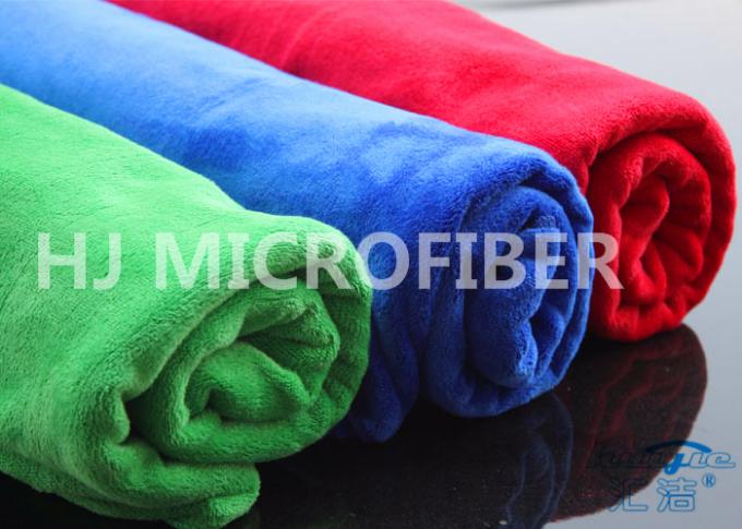 Tessuto spugna spazzolato Di trama-Tricottato Microfiber dell'OEM, pulizia dell'automobile dei panni della microfibra