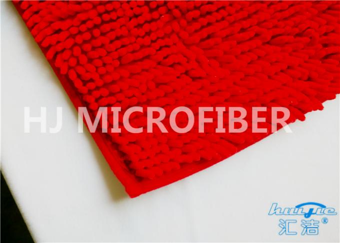 Stuoia molle eccellente del lato del letto dell'OEM/tappeto da bagno assorbente eccellente nel rosso 14" x 20"