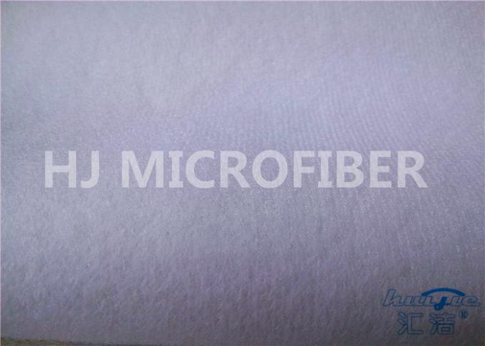 Tessuto bianco naturale 58 autoadesivi/60" del ciclo del velcro di Microfiber