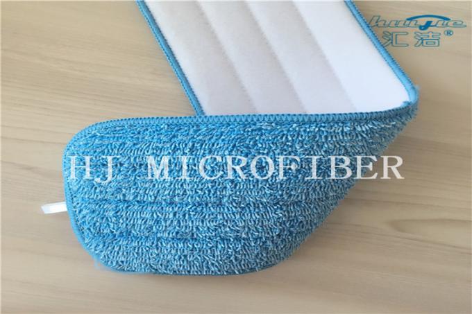 Cuscinetti della sostituzione di zazzera delle teste di zazzera torti banda blu del tessuto a riccio di Microfiber di colore