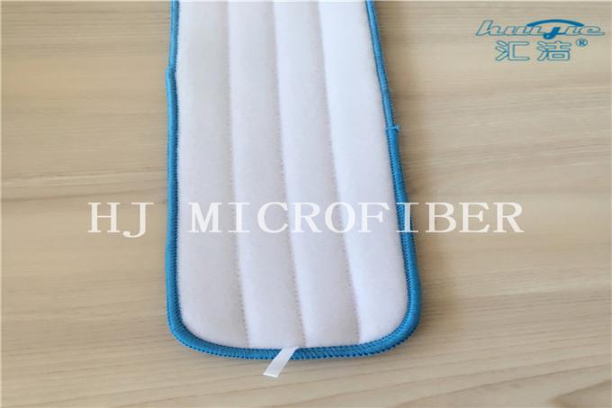 Cuscinetti della sostituzione di zazzera delle teste di zazzera torti banda blu del tessuto a riccio di Microfiber di colore