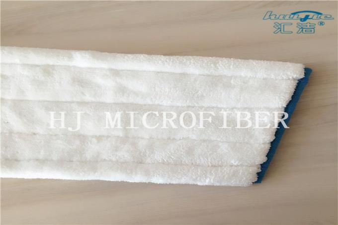 Cuscinetti della sostituzione di zazzera delle teste di zazzera del tessuto tricottati macchina bianca di Microfiber di colore per pulizia domestica