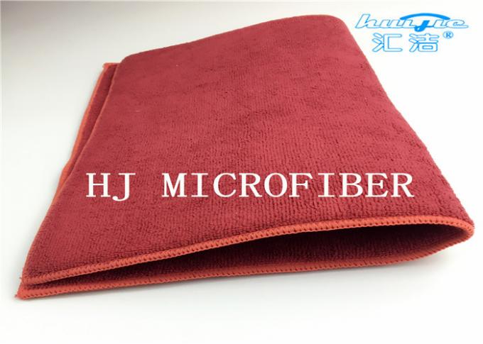 Mezzo del cuscinetto del tessuto del panno dell'asciugamano di Microfiber della poliammide del poliestere 20% di colore rosso 80% con i cuscinetti multifunzionali della spugna