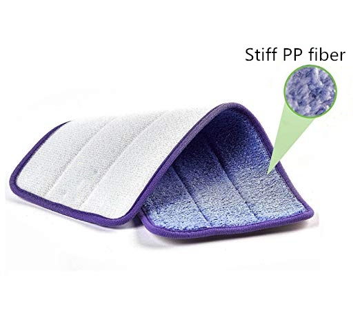 Cuscinetto bagnato pulito profondo di zazzera di Microfiber, cuscinetto con la fibra rigida dei pp, ultra cuscinetto di zazzera dell'impianto di lavaggio di potere di pulizia