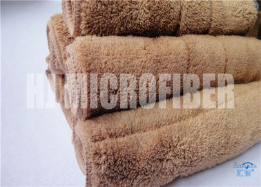 Il vello di corallo dell'asciugamano di pulizia del microfiber della poliammide 30*40 del poliestere 20% di 80% 450gsm ha convogliato l'asciugamano quadrato