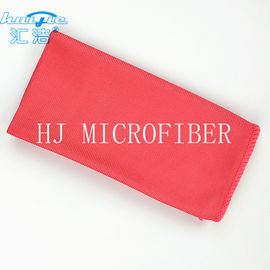 Asciugamano rosso 40*40 del panno di pulizia del vetro di Microfiber senza filaccia per il panno di lavaggio della finestra