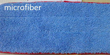pulizia di torsione blu del pavimento cucita rosso del tessuto di zazzera di polvere di 47 * di 13 Microfiber