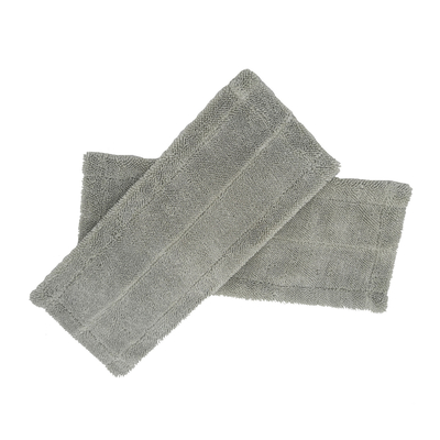 Grey Flat Floor Wet Mop riempie la poliammide 450gsm del poliestere 20% di 80%