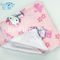 Microfiber ha stampato il colore quadrato di rosa di forma dell'asciugamano 40*40cm del bambino di uso della casa dell'asciugamano