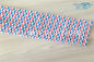 Cuscinetti della sostituzione di zazzera delle teste di zazzera a forma di tasca del jacquard di Microfiber tinti filato bianco blu rosso di colore