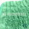 Tessuto di corallo del vello di Microfiber di colore verde con le zazzere piane della ricarica del cavo duro di nylon verde per pulizia domestica