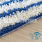 La zazzera bagnata di Microfiber della banda blu mista bianca di colore riempie il fornitore piano di Huijie di zazzere della ricarica