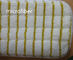 La zazzera bagnata di corallo di Microfiber tessuta giallo riempie il velluto che auto--adhensive di nylon spessi eccellenti bagnano i cuscinetti di zazzera