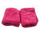 Panno di pulizia di Microfiber della poliammide di 20% Coral Fleece rossa 40x40 Terry Towel