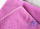 Panno di pulizia assorbente eccellente rosa 16&quot; di Microfiber x 16&quot;, asciugamani di pulizia di Microfiber
