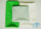 Panno di pulizia del vetro verde liscio brillante di Microfiber per gli specchi, schermi