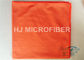 Arancia dei panni di pulizia dell'automobile di Microfiber del poliestere, asciugamani di secchezza dell'automobile di Microfiber