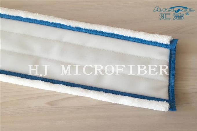 Cuscinetti della sostituzione di zazzera delle teste di zazzera del tessuto tricottati macchina bianca di Microfiber di colore per pulizia domestica