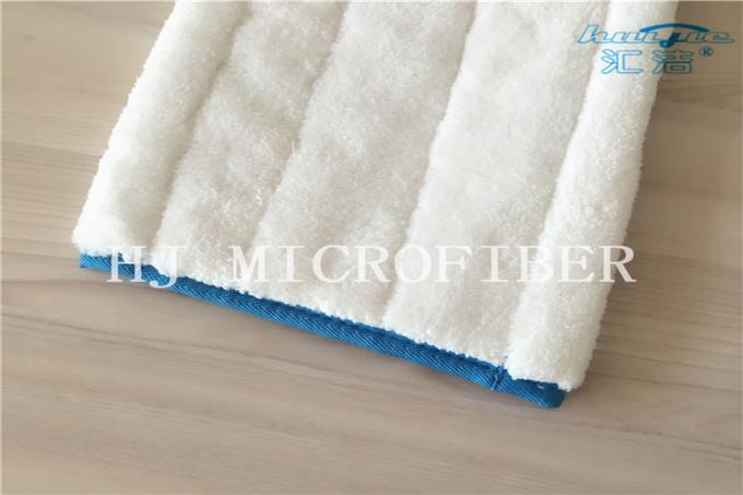 Cuscinetti della sostituzione di zazzera delle teste di zazzera del tessuto tricottati macchina bianca di Microfiber di colore per pulizia domestica