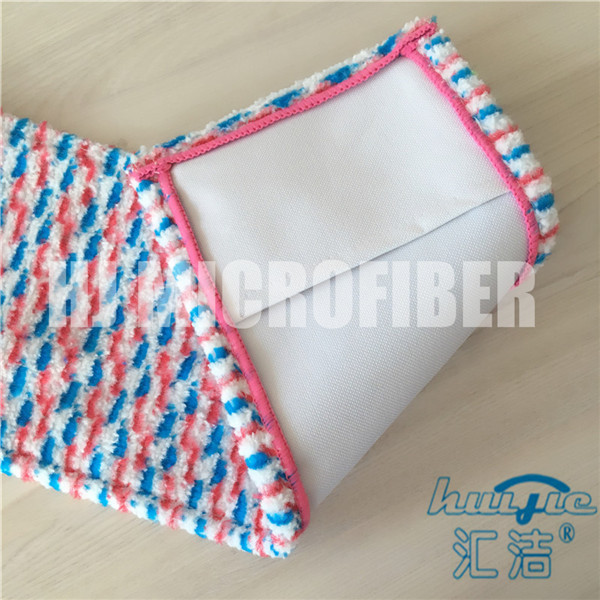 La zazzera bagnata di Microfiber riempie i cuscinetti bagnati di zazzera della sostituzione quadrata del jacquard con la tasca