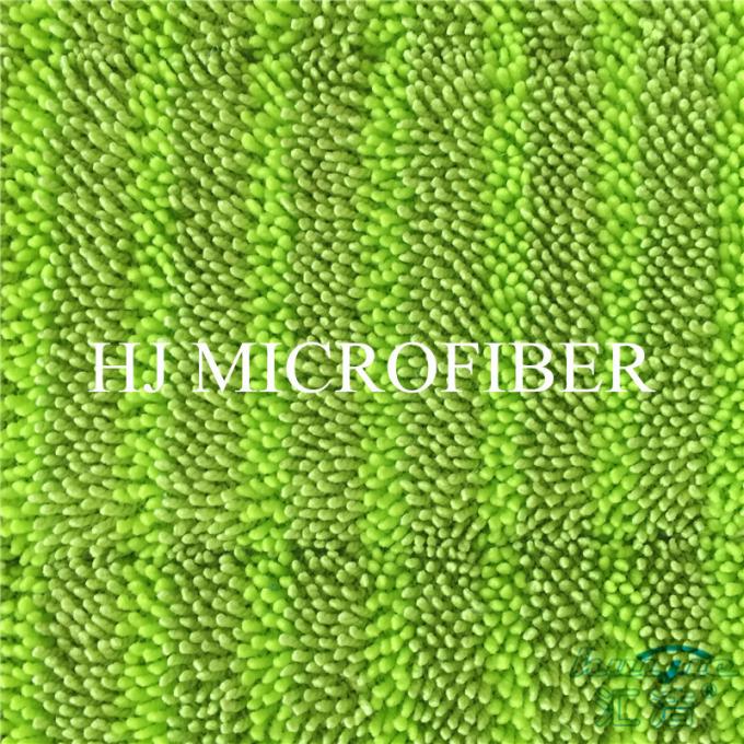 Teste bagnate di zazzera di pulizia della casa del tessuto di zazzera della ricarica del mucchio di torsione dei cuscinetti di zazzera di Microfiber di colore verde