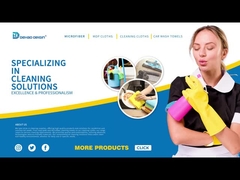 Cuscinetti per mop in microfibra riutilizzabili lavabili in lavatrice a lunga durata