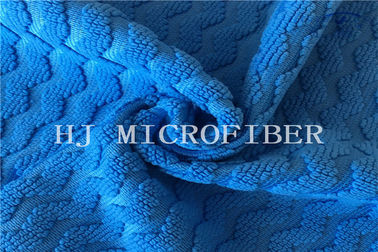 Grande panno di pulizia di Microfiber del tessuto della perla del jacquard blu di colore per l'asciugamano ed il tessuto domestico
