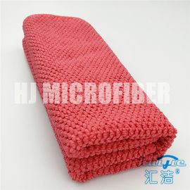 Il poliestere del quadrato rosso 80% di Microfiber e la famiglia convogliata poliammide di 20% hanno tricottato il grande asciugamano della perla