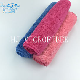 Asciugamano di corallo del vello di Microfiber 80% del poliestere 20% della poliammide dell'asciugamano materiale variopinto del tessuto per pulizia domestica