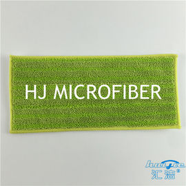 Teste di zazzera di pulizia del pavimento del panno del mucchio di torsione dei cuscinetti di zazzera della ricarica del bagno di Microfiber di colore verde