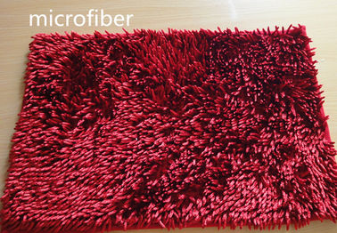 Microfiber Mat Red gomma antislittamento dell'interno del grande bagno della ciniglia di 60cm * di 40