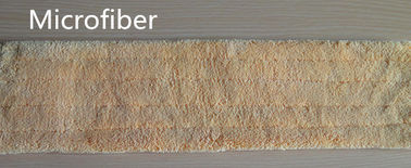 Micro zazzere di polvere della fibra casa asciutta del trapezio di giallo di zazzera di polvere di 62cm * di 14 che pulisce sostanza assorbente eccellente