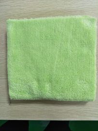 asciugamani di cucina di corallo del vello della guarnizione ultrasonica di verde 600gsm di 40*40cm Microfiber