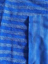 filo di ordito di larghezza di 160cm che tricotta lo SGS del panno di pulizia di Microfiber di griglia del blu otto