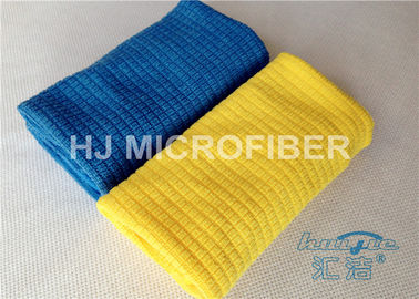 Turbinio libero del panno di pulizia del graffio giallo micro libero/che asciuga gli asciugamani di Microfiber