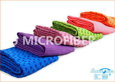 Asciugamano antisdrucciolevole di yoga del PVC Skidless del quadrato/della sostanza assorbente asciugamano eccellente di yoga di scivolo non