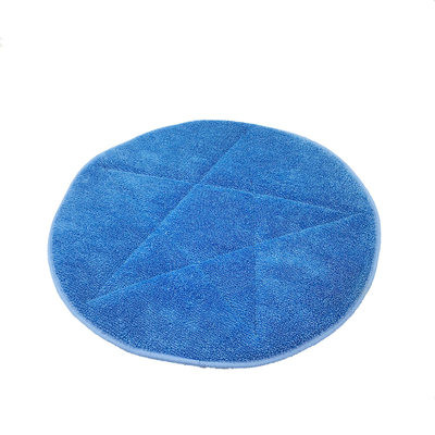 forma rotonda di Microfiber del diametro di 48cm di zazzera del filato bagnato blu di PadsTwist
