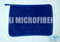 Asciugamani di piatto del microfiber dei blu 30 * 40, panno ultra spesso di trama del microfiber di pulizia del vello della peluche di torsione