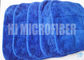Trama diretta della fabbrica - protezione dell'ambiente di corallo blu tricottata del panno di pulizia di Microfiber del velluto