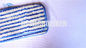 La zazzera di torsione di Microfiber del filato tinta banda bianca blu dirige Eco amichevole, la densità 500gsm