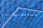 Grande panno di pulizia di Microfiber del tessuto della perla del jacquard blu di colore per l'asciugamano ed il tessuto domestico