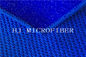 Grande panno a forma di di Peral di colore di Microfiber di pulizia del jacquard blu del tessuto con il cavo duro dei pp