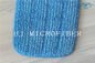Cuscinetti della sostituzione di zazzera delle teste di zazzera torti banda blu del tessuto a riccio di Microfiber di colore